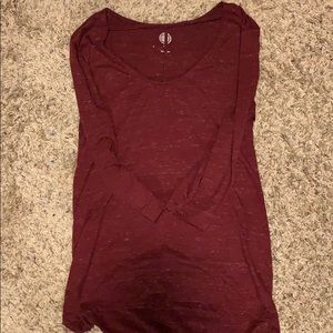 Key hole 3/4 sleeve top